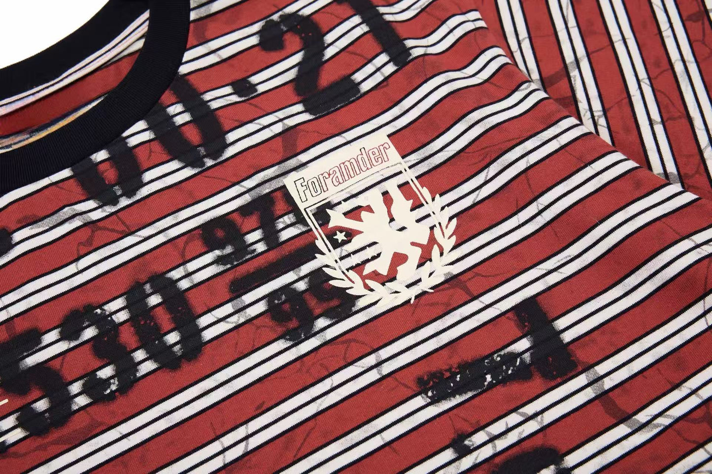CapCabin “Graffiti Stripe Chaos Tee”