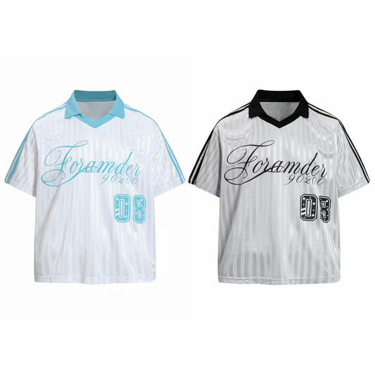 CapCabin “Script Stripe Football Jersey”