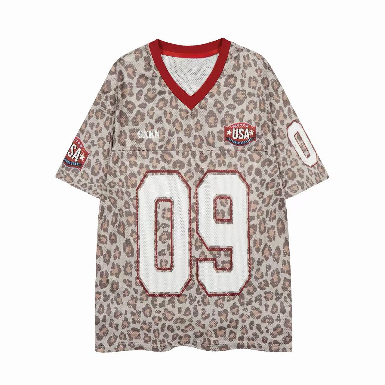 CapCabin “Leopard Varsity Mesh Jersey”