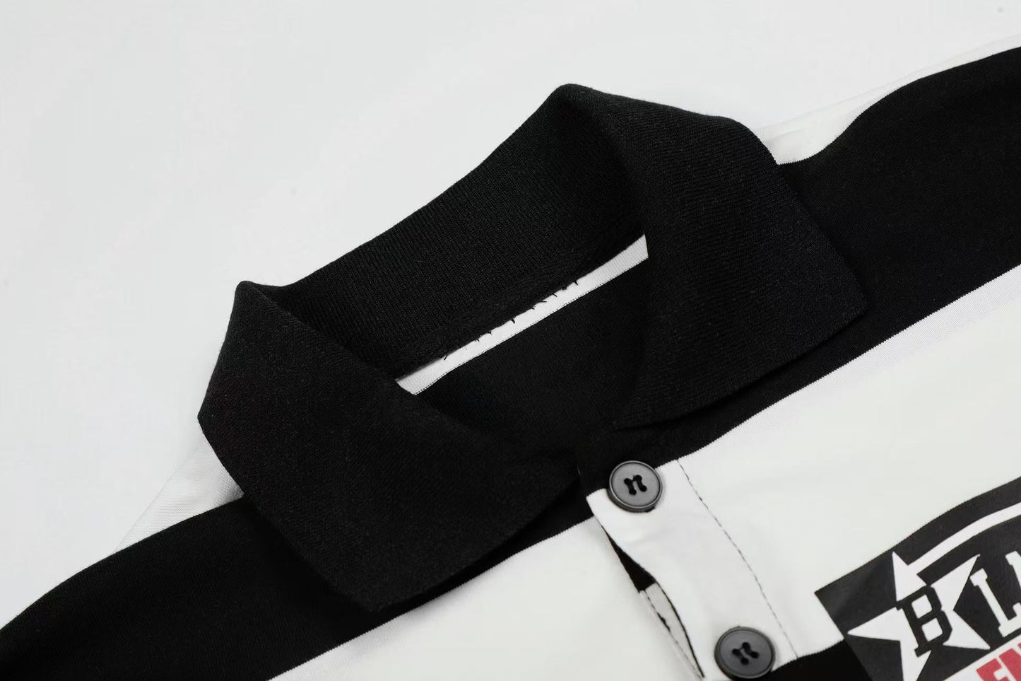 CapCabin “Rugby Stripe Graphic Polo”