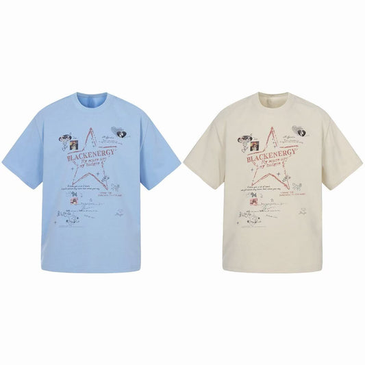 CapCabin “Star Script Graphic Tee”