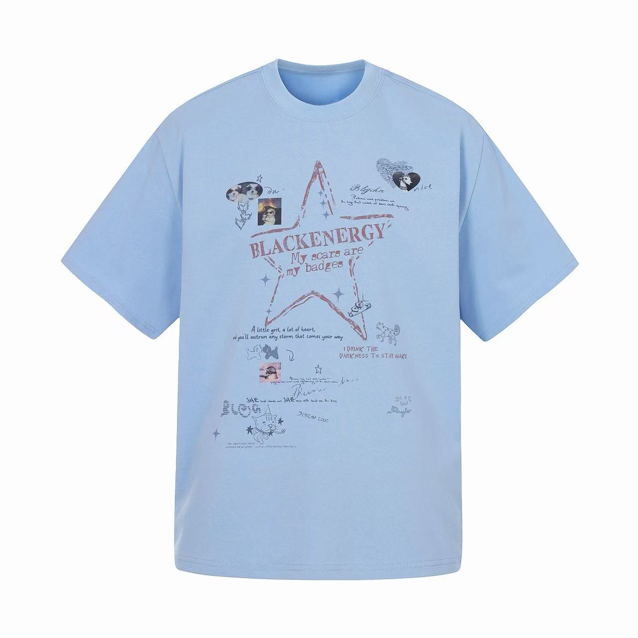 CapCabin “Star Script Graphic Tee”