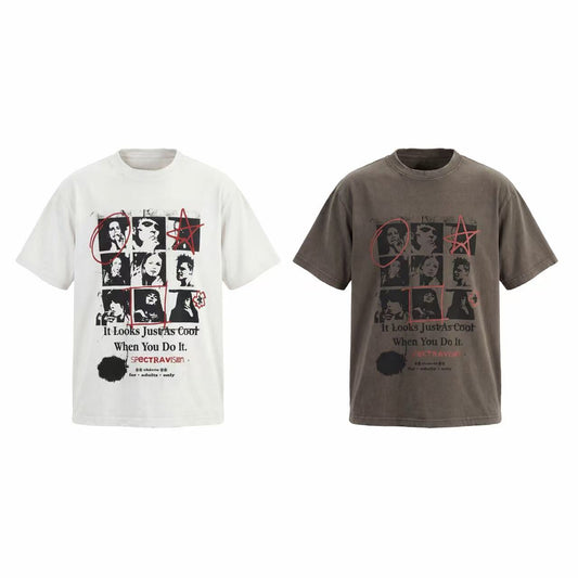 CapCabin “Vintage Collage Graphic Tee”