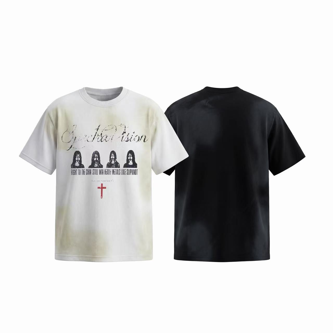 CapCabin “Spectra Vision Distressed Graphic Tee”