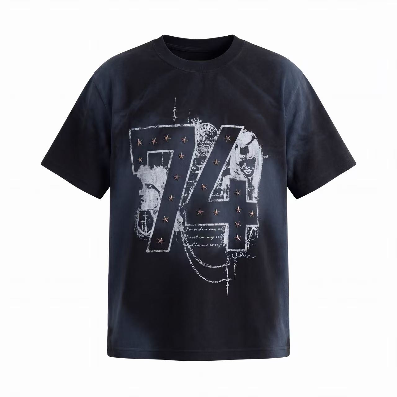 CapCabin “74 Star Distressed Graphic Tee”