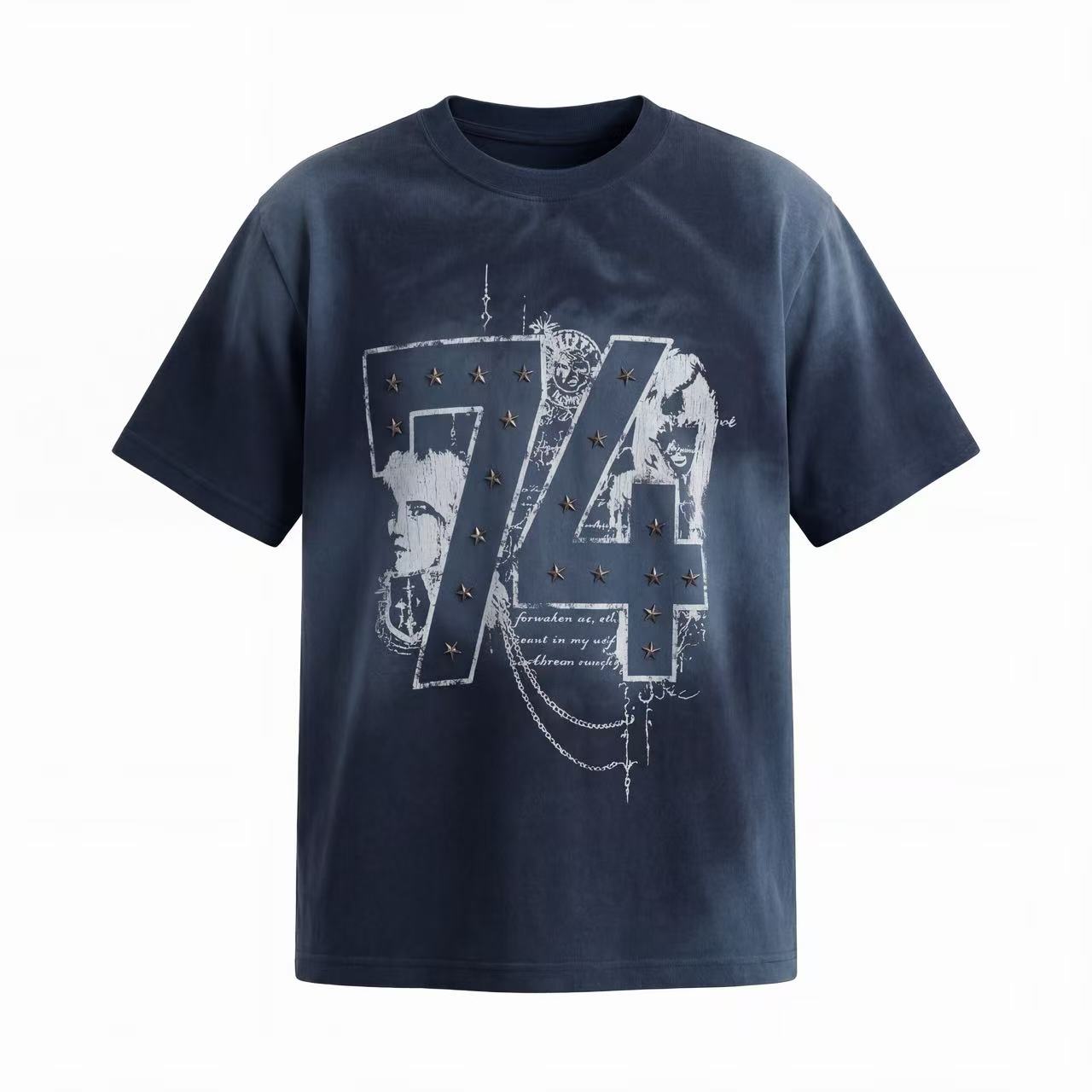 CapCabin “74 Star Distressed Graphic Tee”