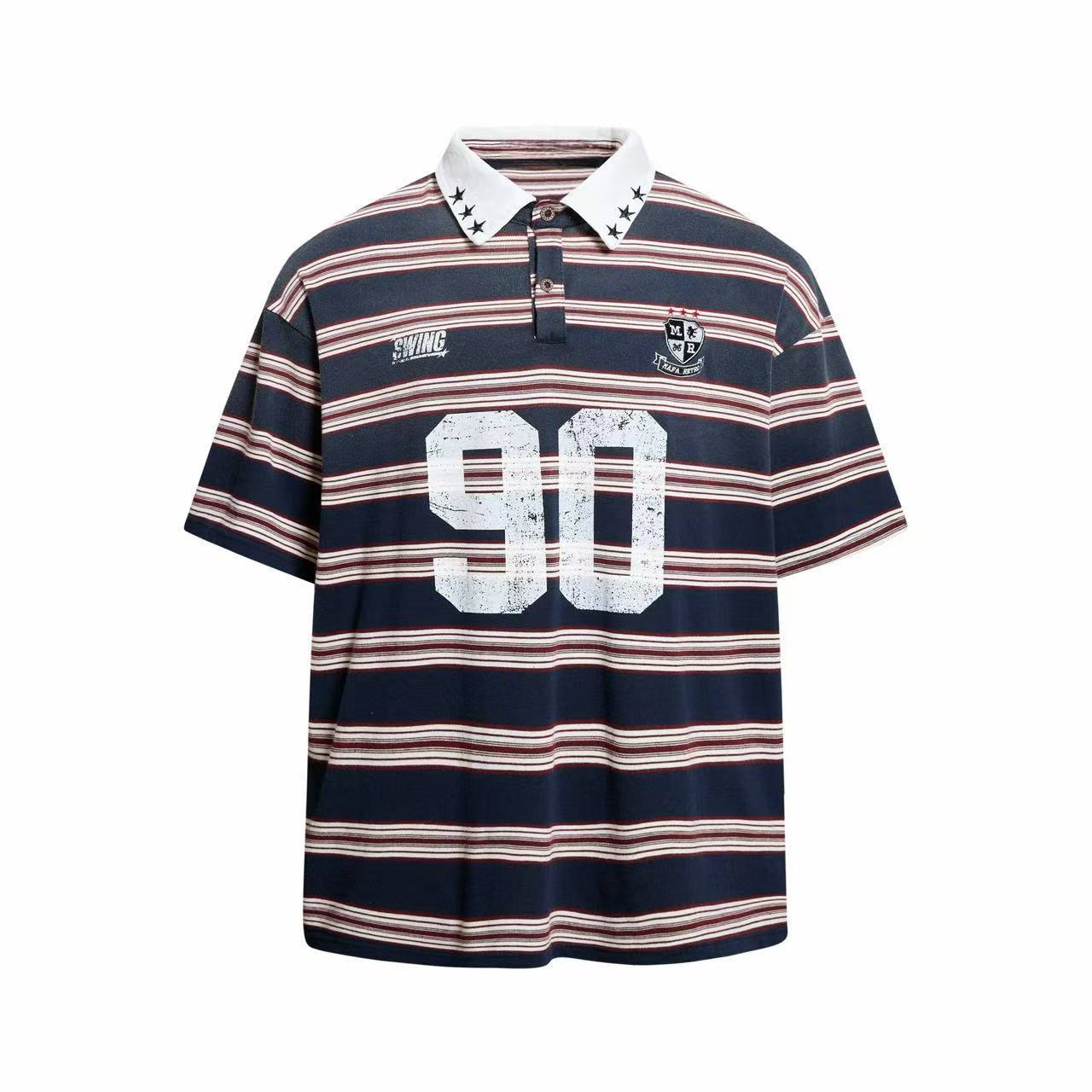 CapCabin “Vintage Stripe Rugby Polo”