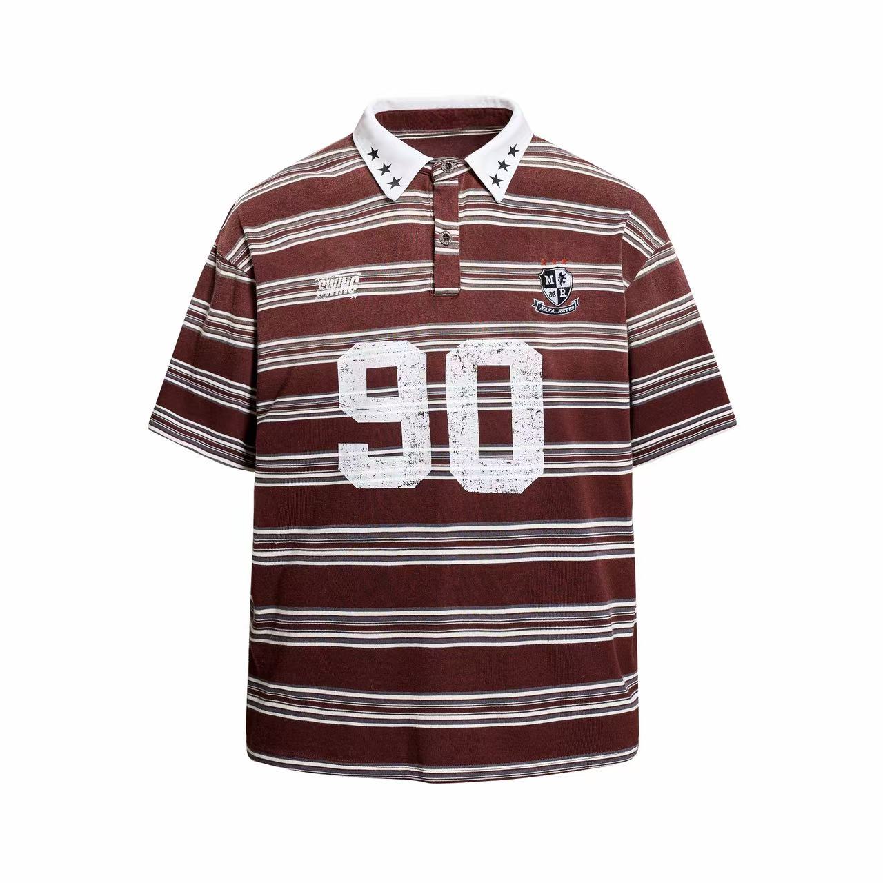 CapCabin “Vintage Stripe Rugby Polo”