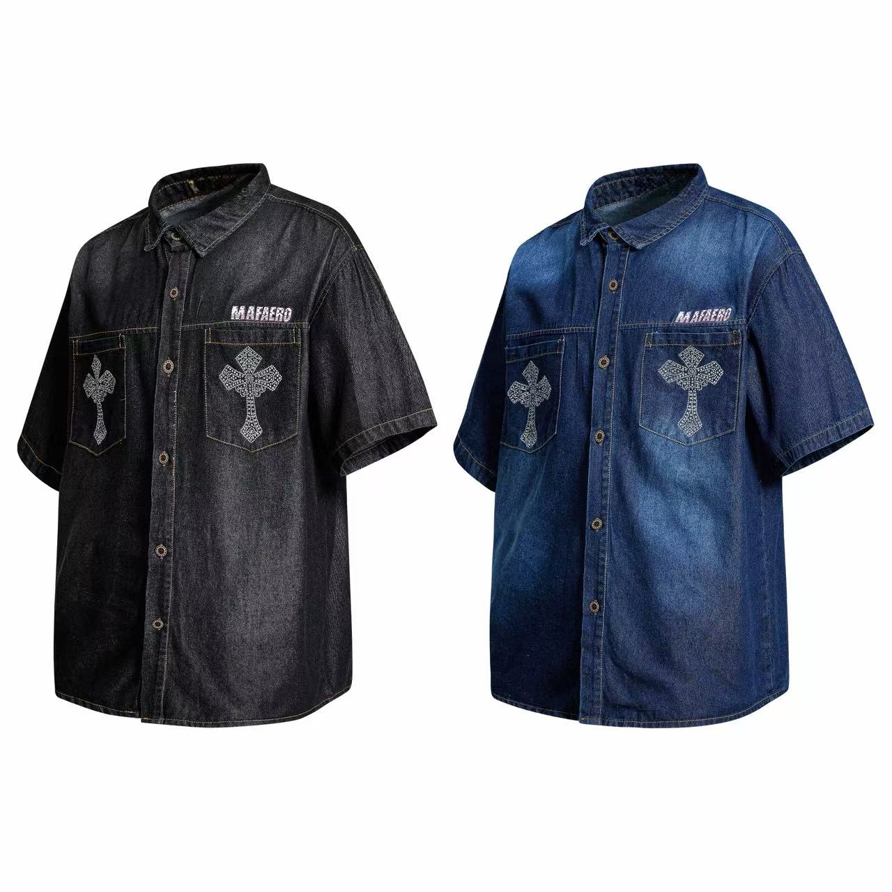 CapCabin “Cross Denim Shirt”