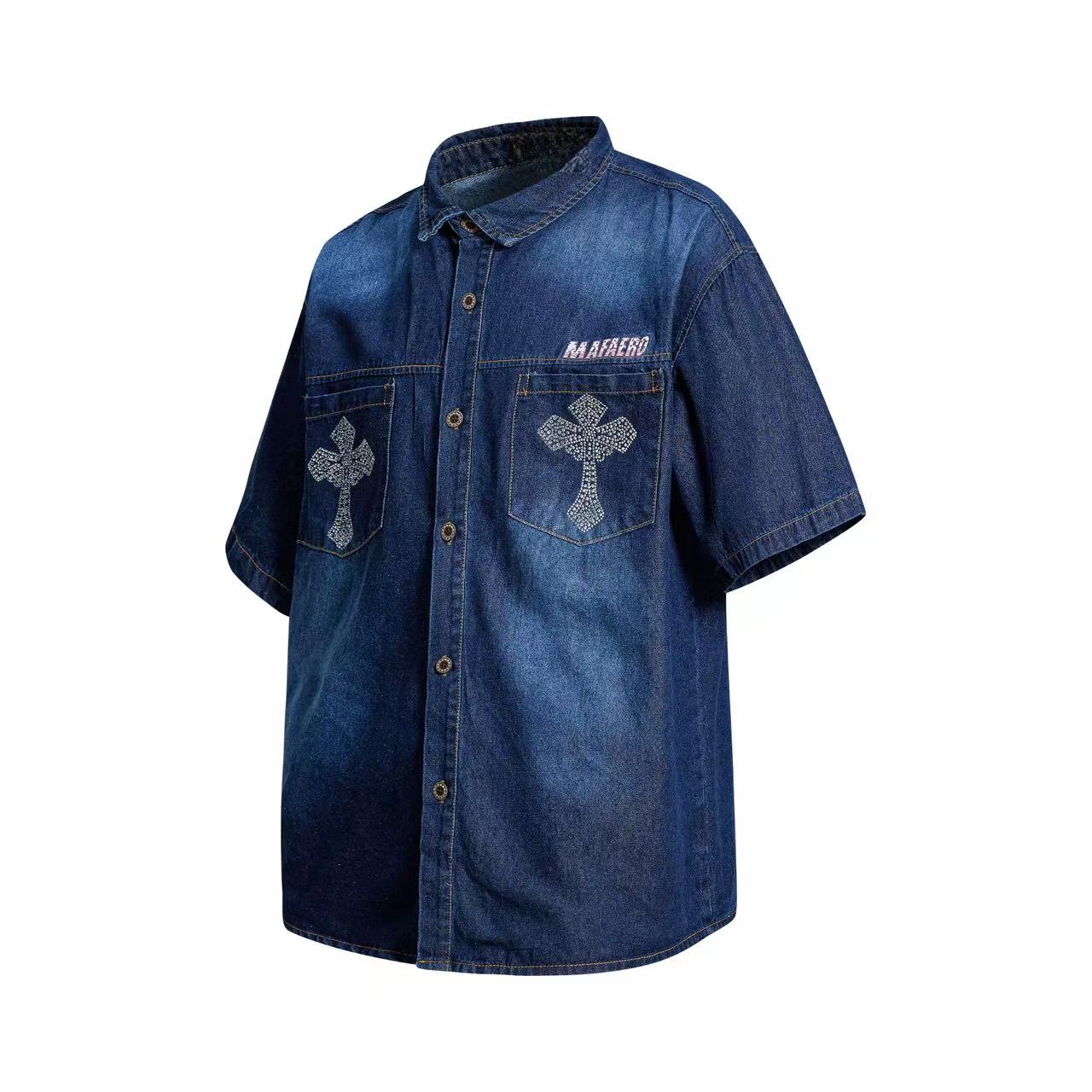 CapCabin “Cross Denim Shirt”