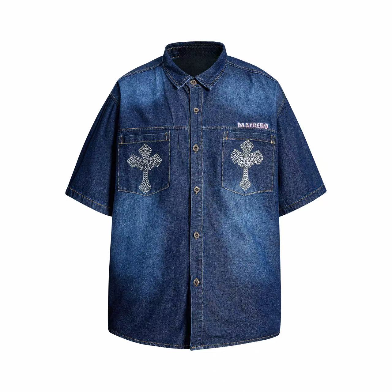 CapCabin “Cross Denim Shirt”