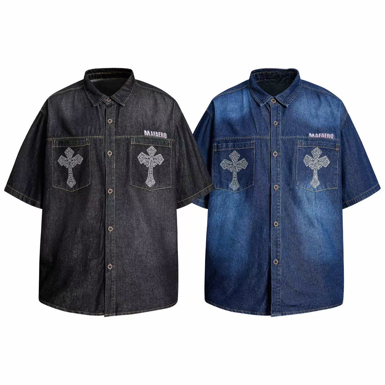 CapCabin “Cross Denim Shirt”
