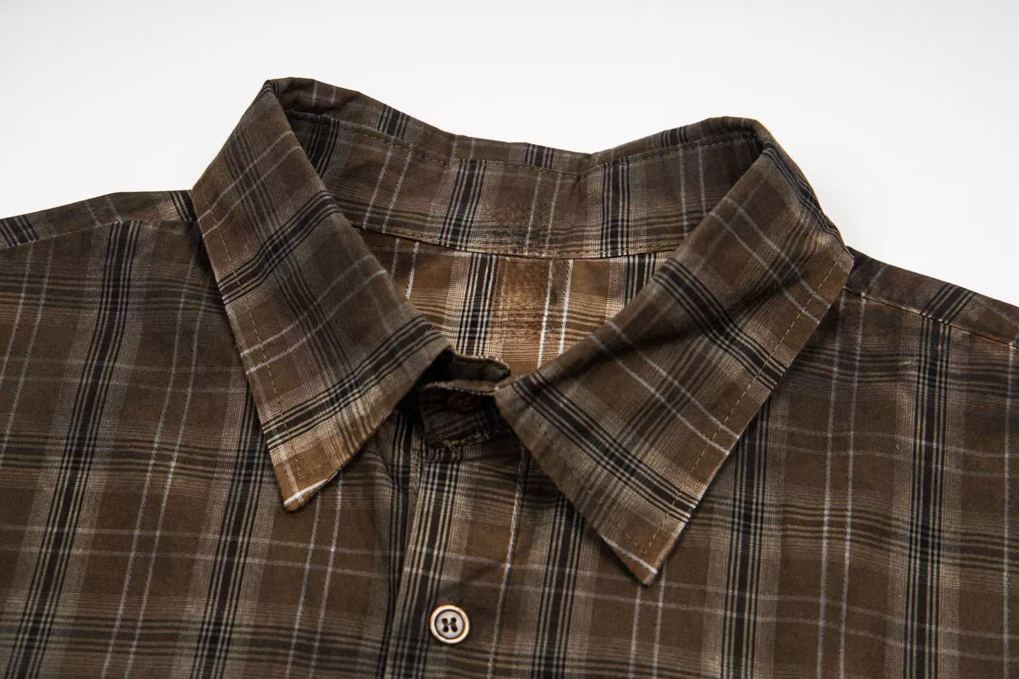 CapCabin Vintage Plaid Graphic Shirt