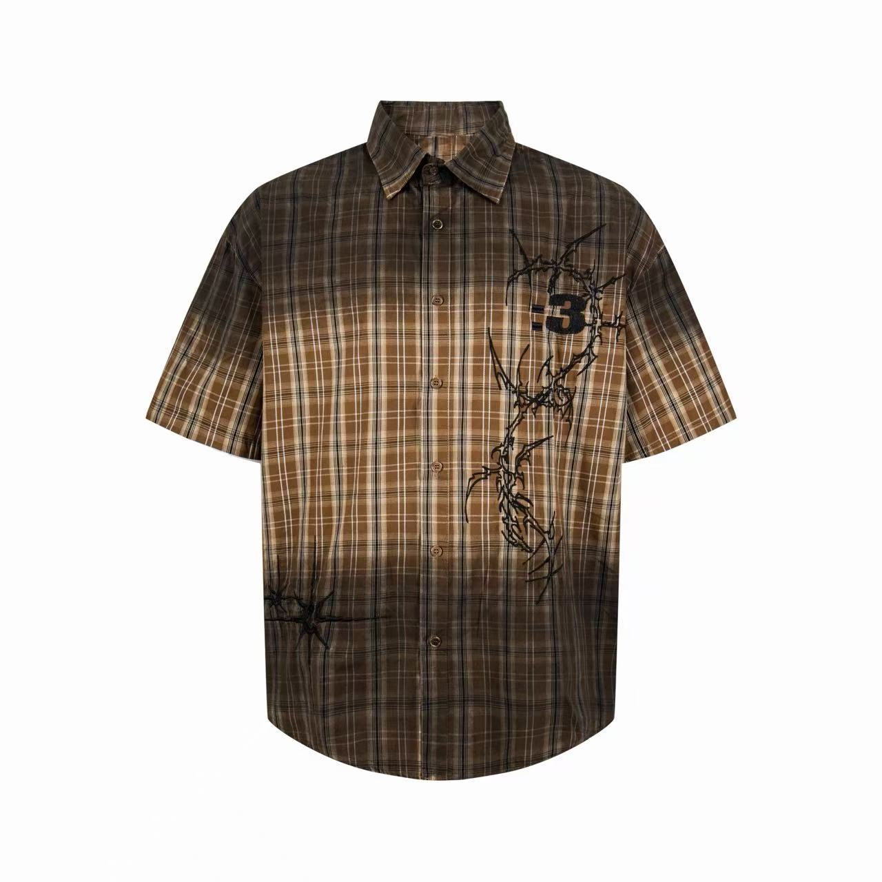 CapCabin Vintage Plaid Graphic Shirt