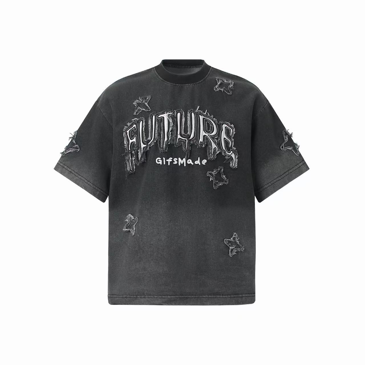 CapCabin Distressed Star Graphic T-Shirt