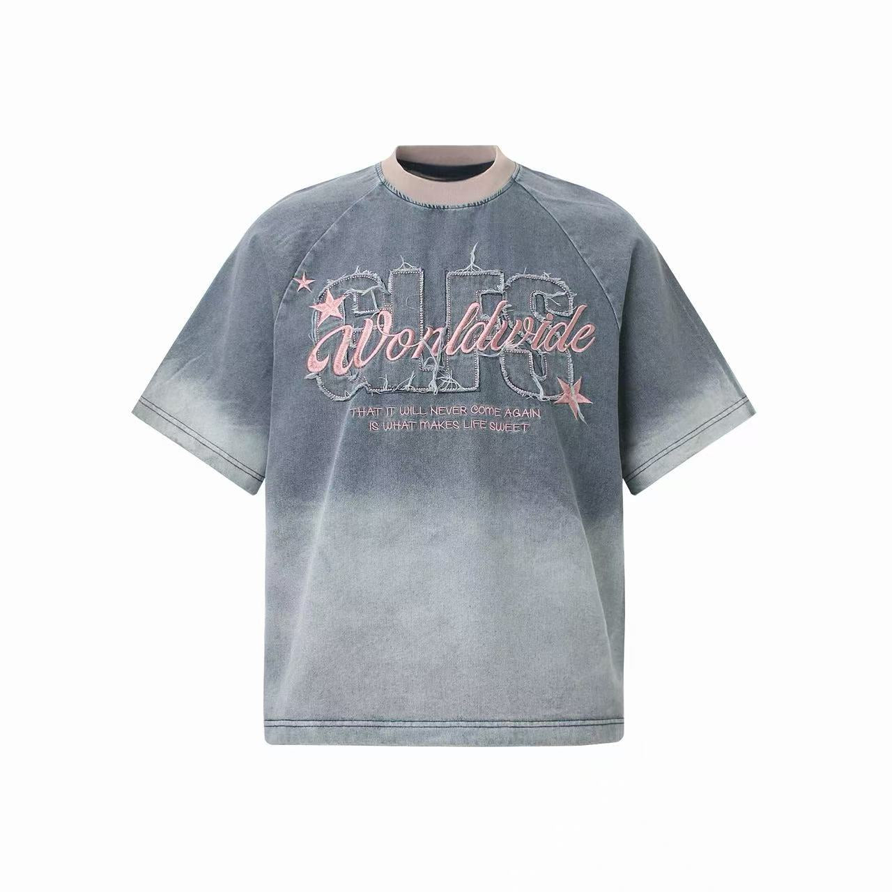 CapCabin Vintage Fade Script Graphic T-Shirt