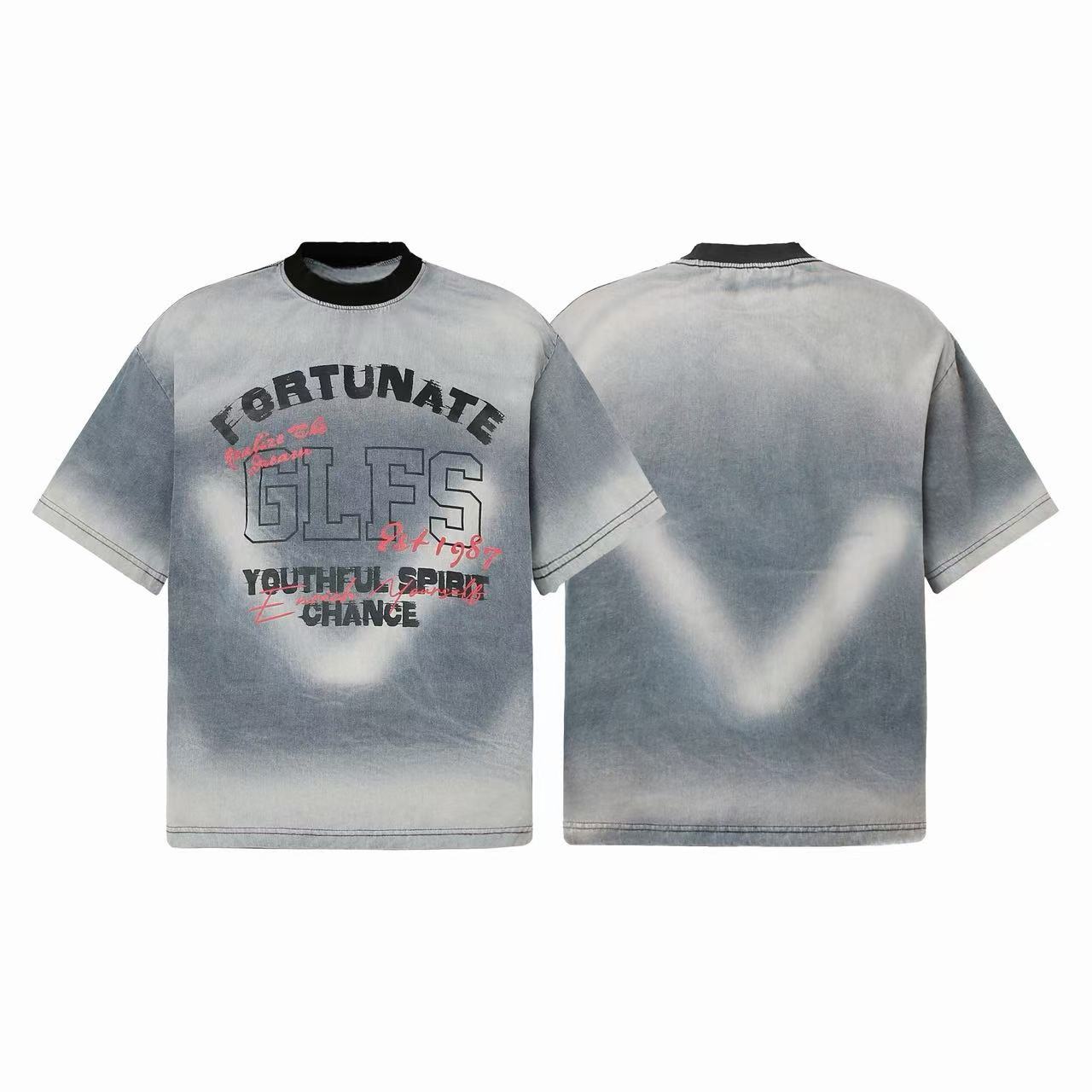 CapCabin Vintage Spray Fade Graphic T-Shirt