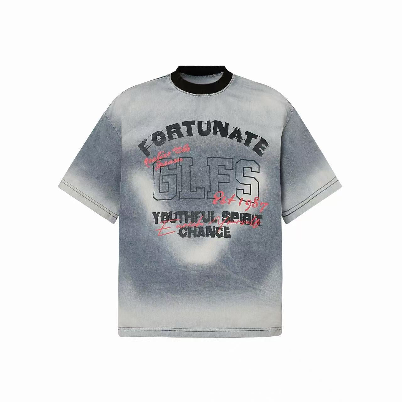 CapCabin Vintage Spray Fade Graphic T-Shirt