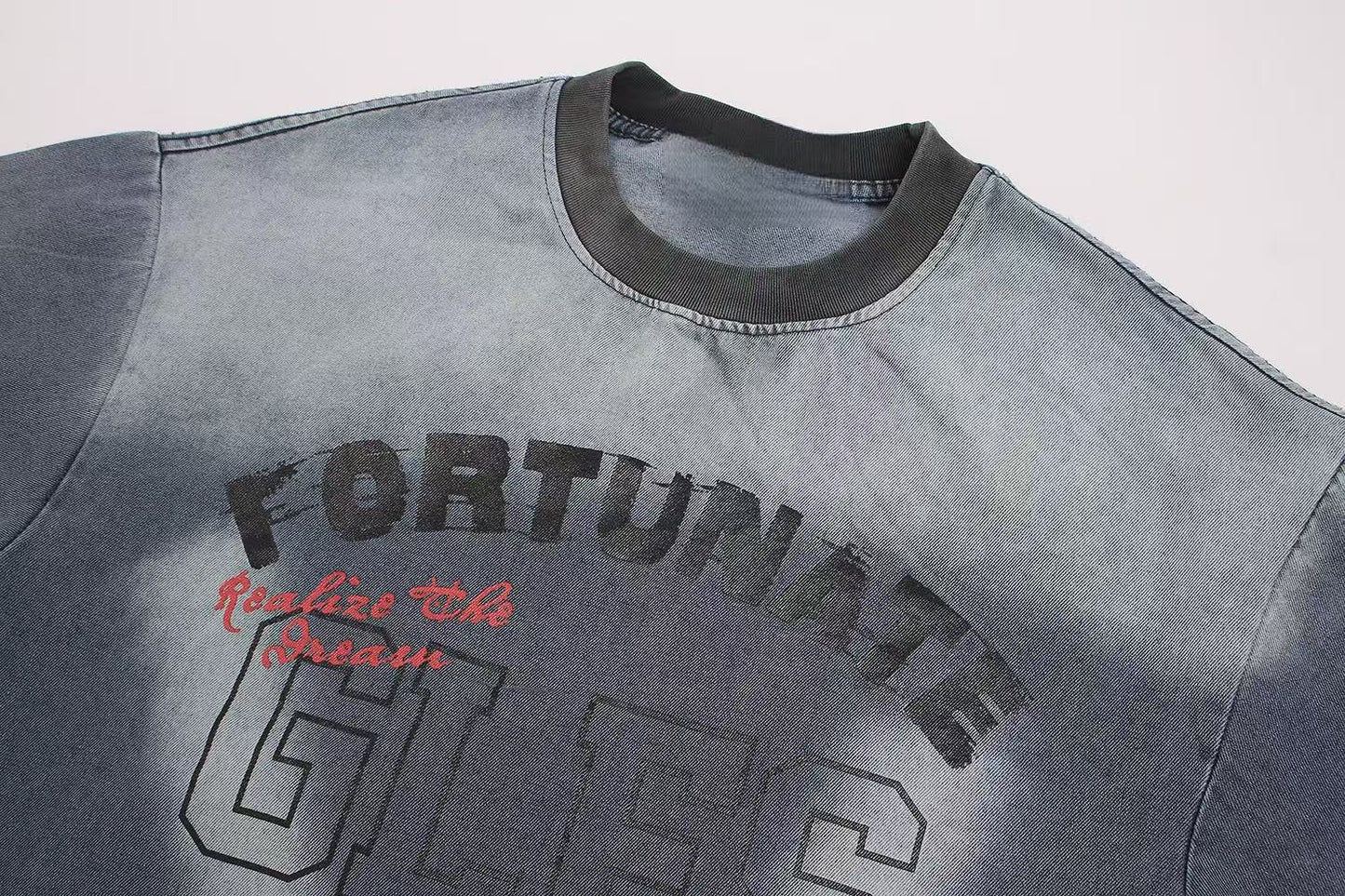 CapCabin Vintage Spray Fade Graphic T-Shirt