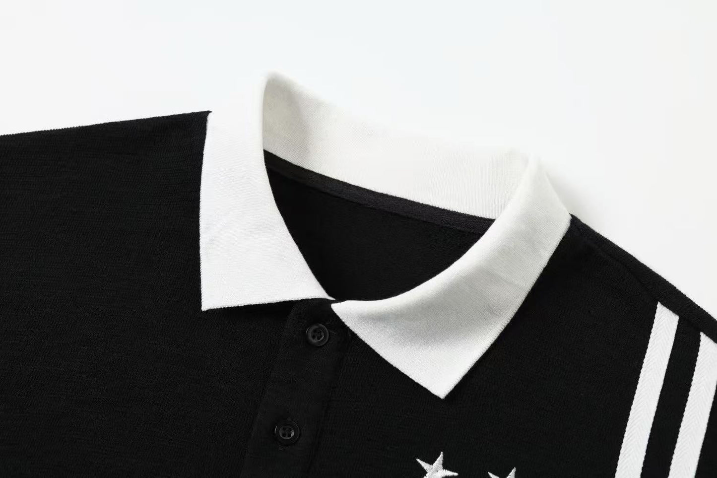 CapCabin “Script Stripe Polo Tee”