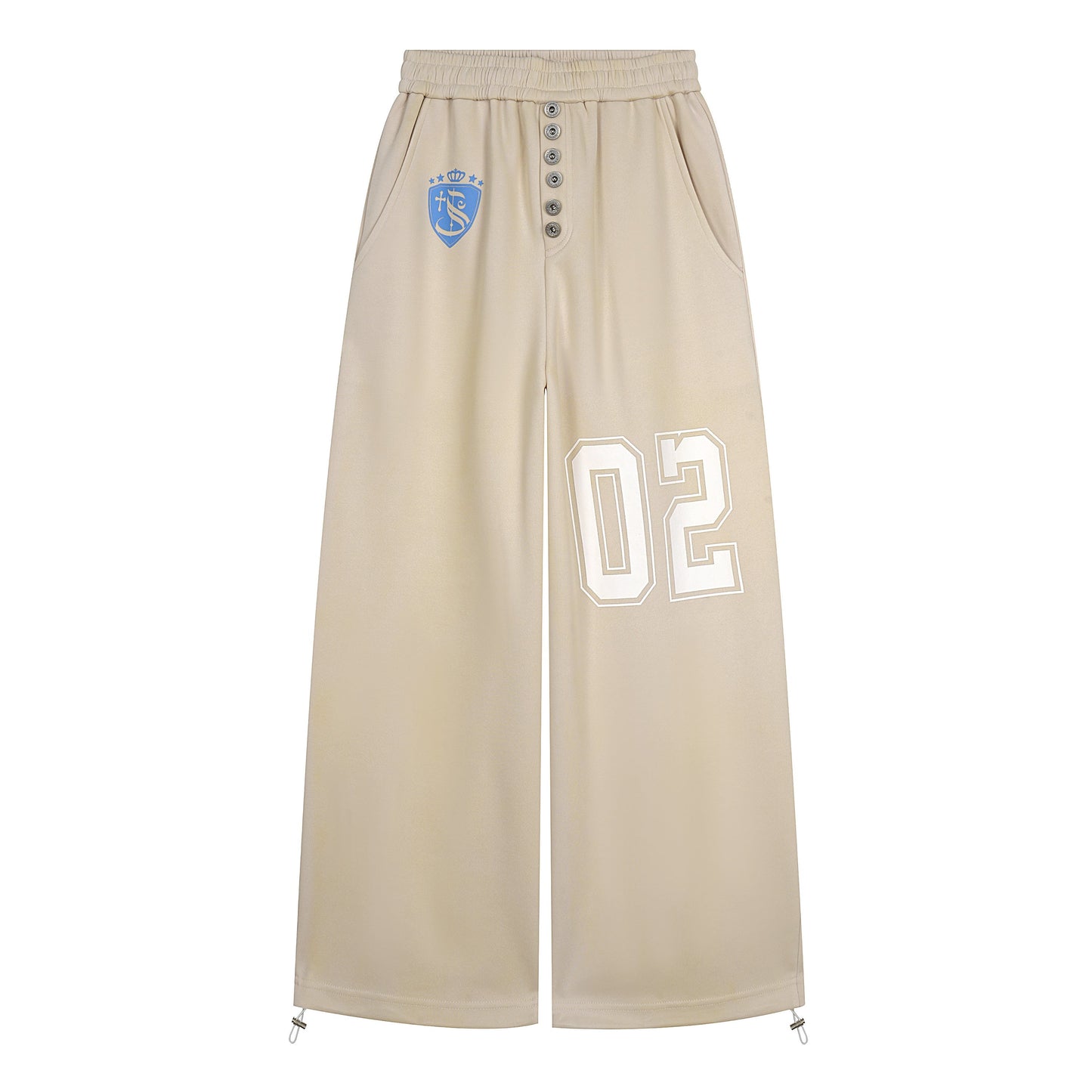 CapCabin Varsity Number Wide-Leg Pants