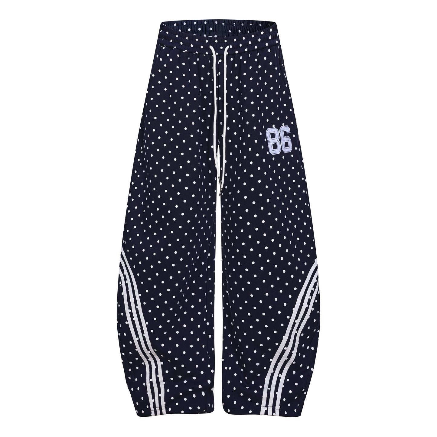 CapCabin Polka Dot Wide-Leg Sweatpants
