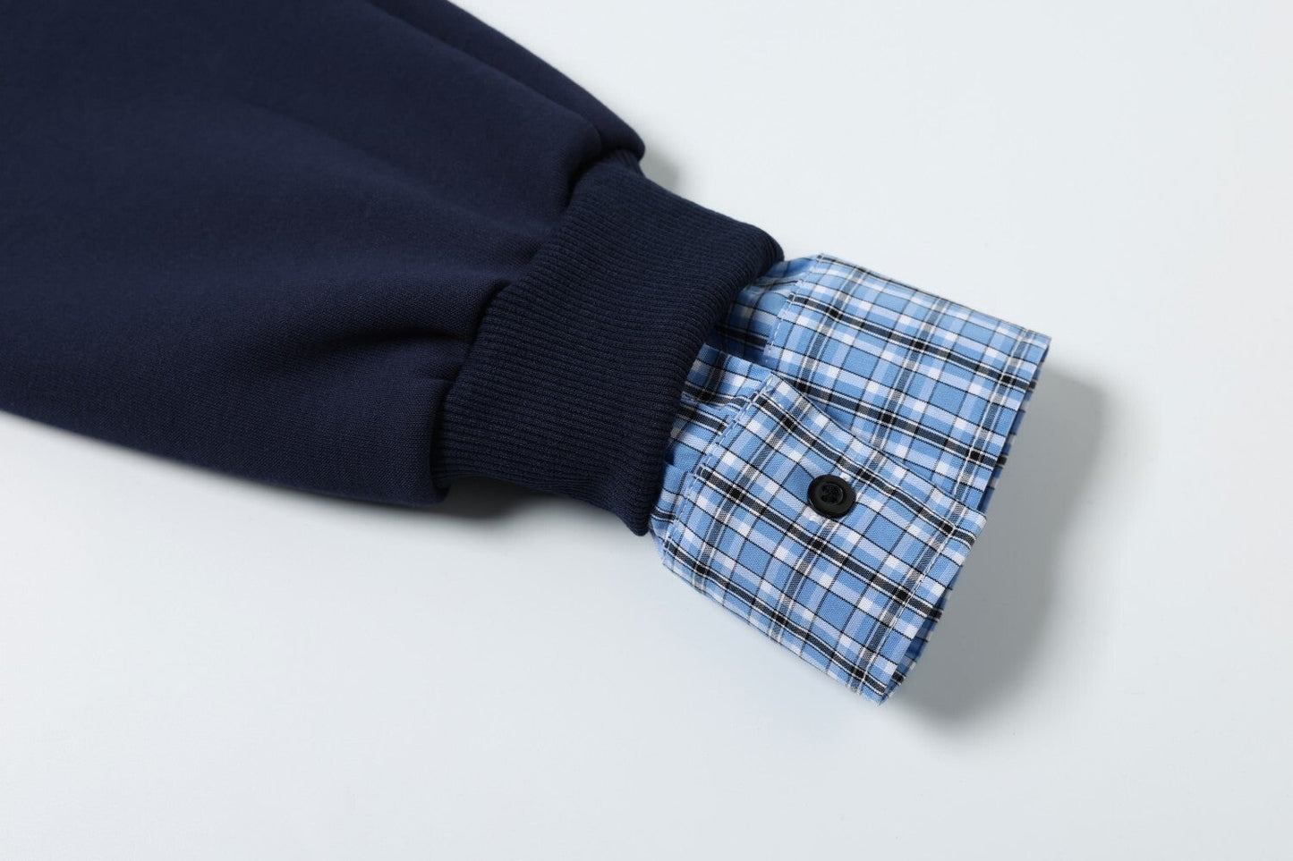 CapCabin Layered Collar Half-Zip Pullover
