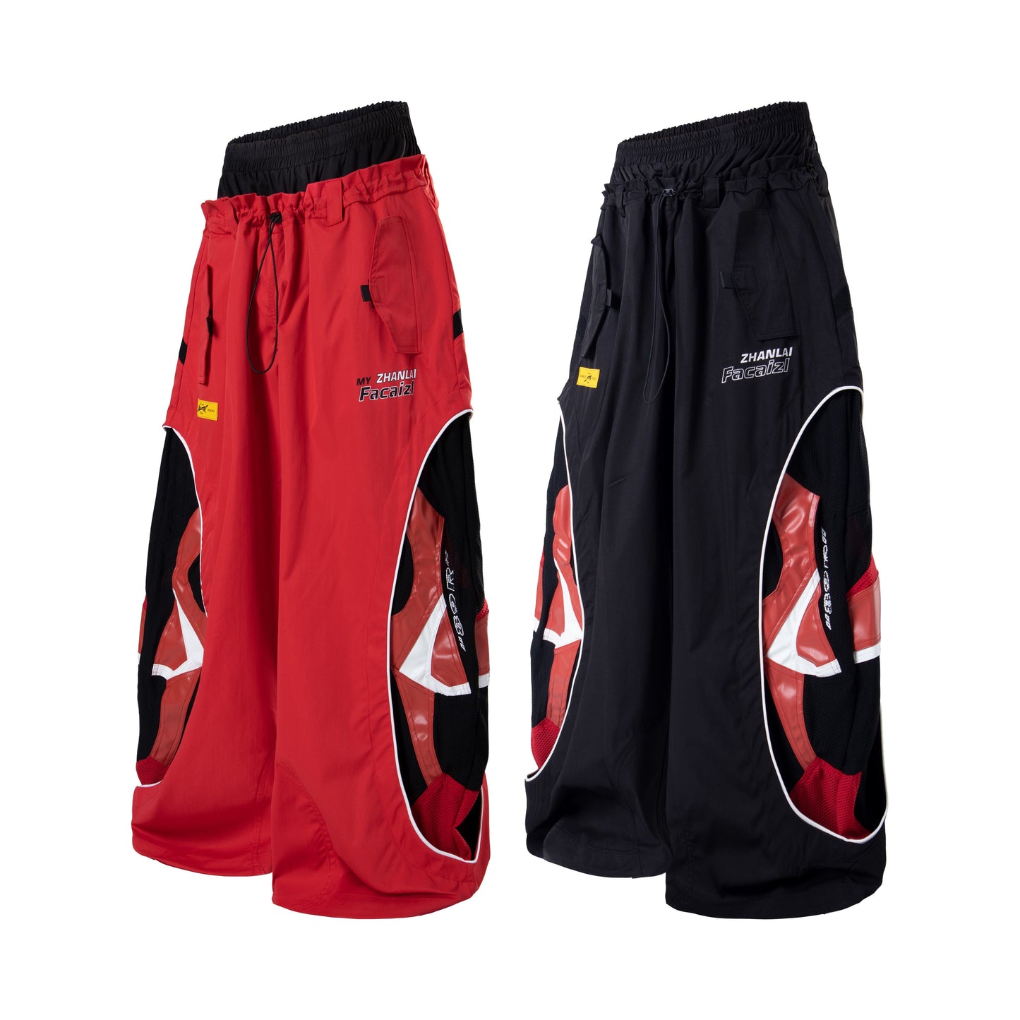 CapCabin Tech Panel Wide-Leg Pants