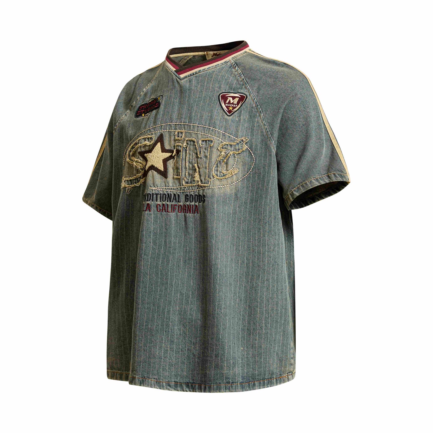CapCabin “Vintage Pinstripe Sport Tee”