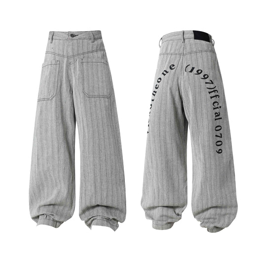 CapCabin “Textline Utility Balloon Pants”