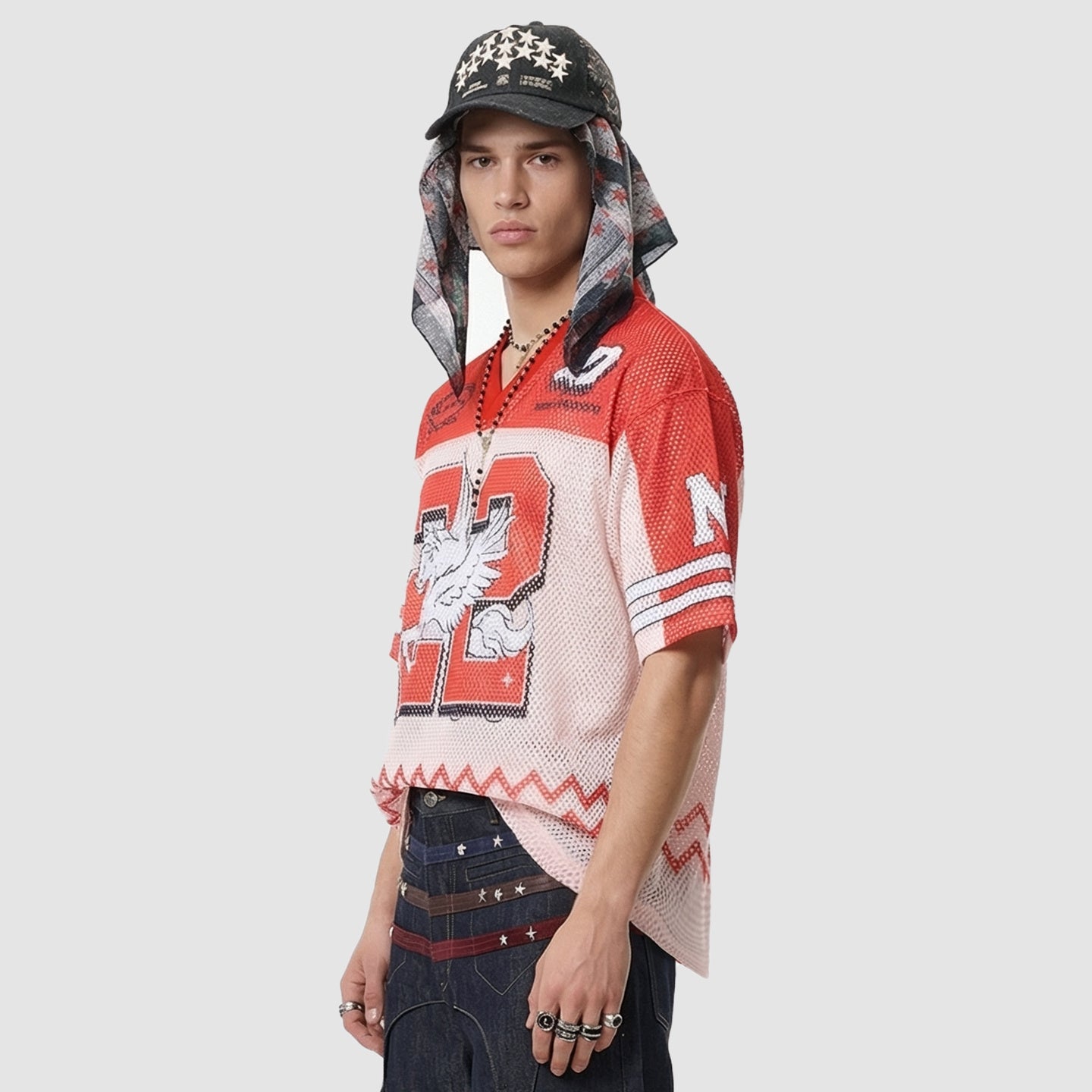 CapCabin “Noble Sun 22” Mesh Jersey T-Shirt