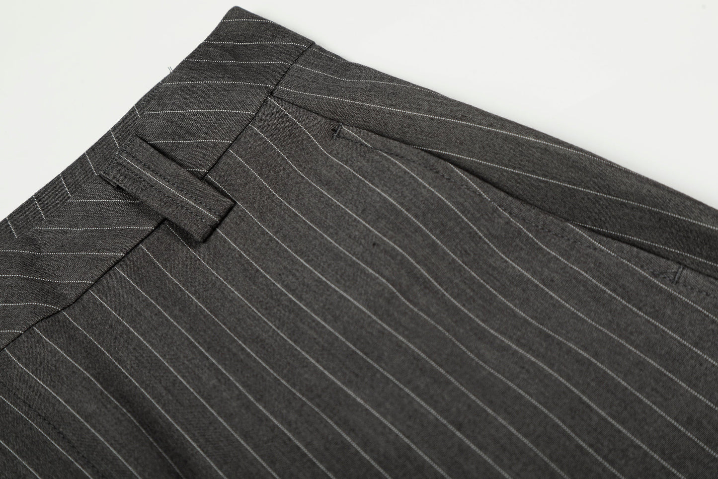 CapCabin Pinstripe Wide-Leg Trousers