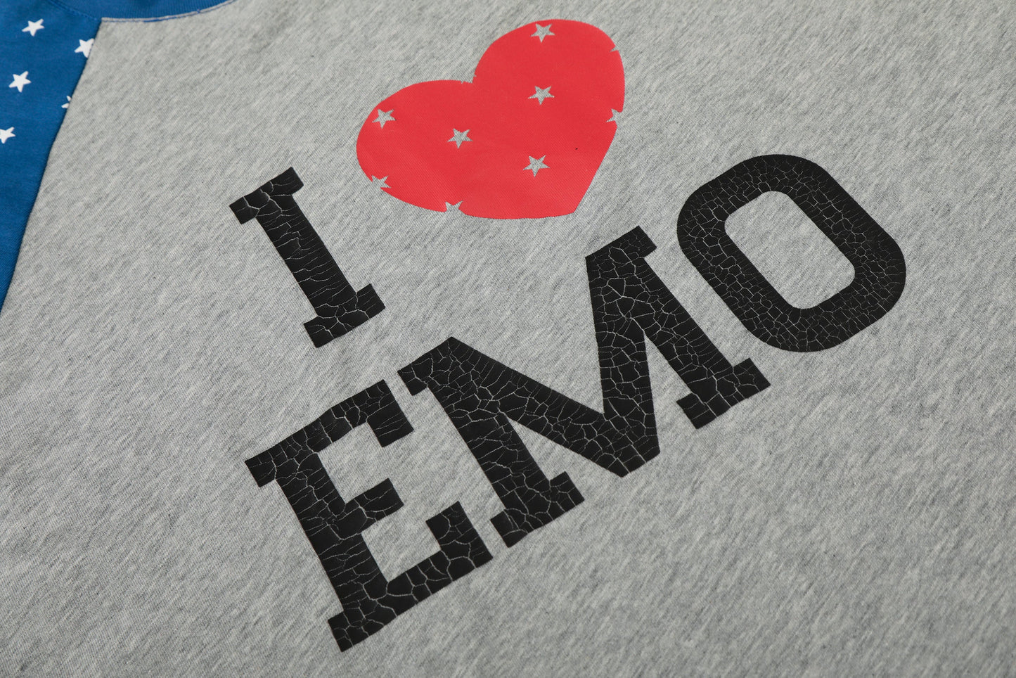 CapCabin “I ♥ EMO” Raglan Long Sleeve Tee