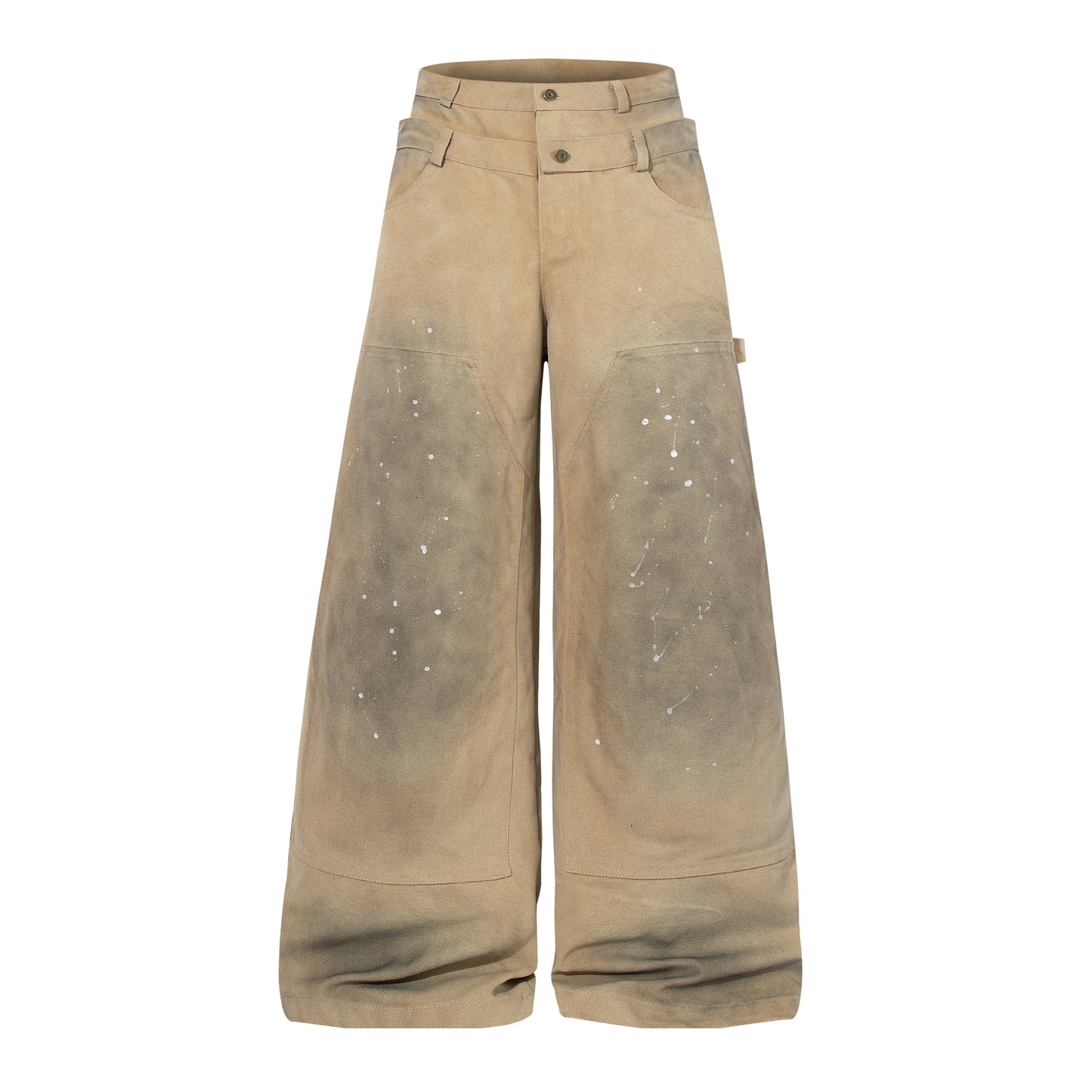 CapCabin Vintage Workwear Wide-Leg Pants
