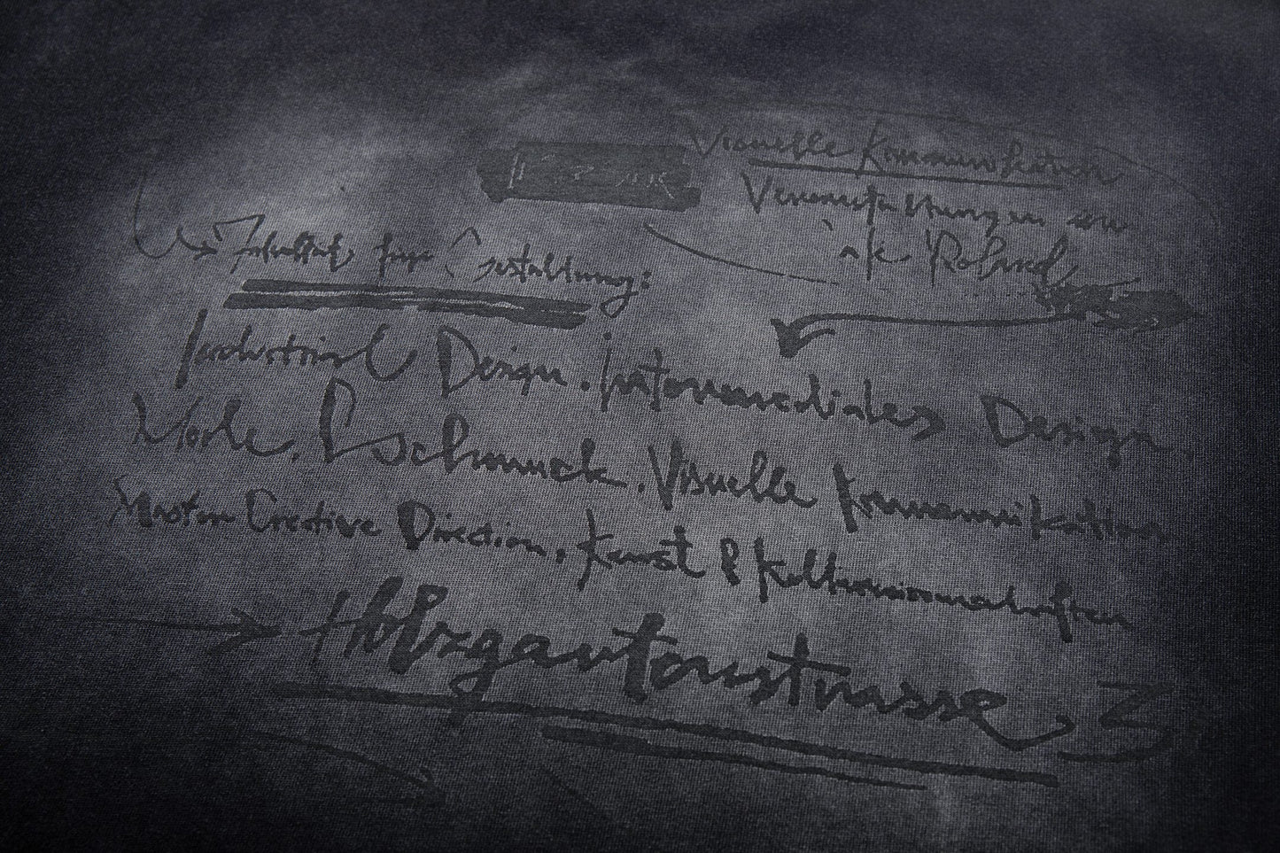 CapCabin “Nocturnal Archive” Washed Tee