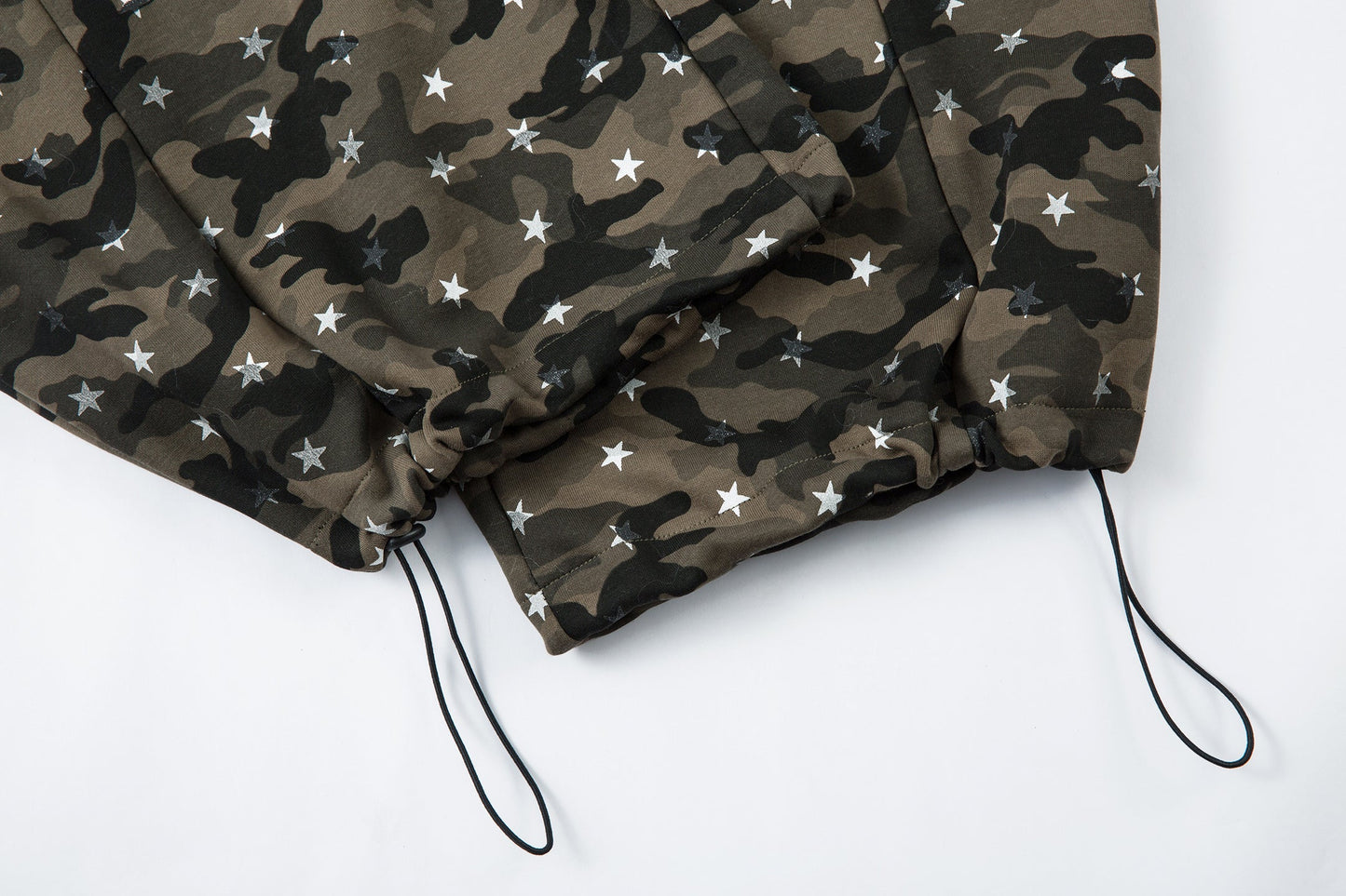 CapCabin Star Camo Wide-Leg Sweatpants