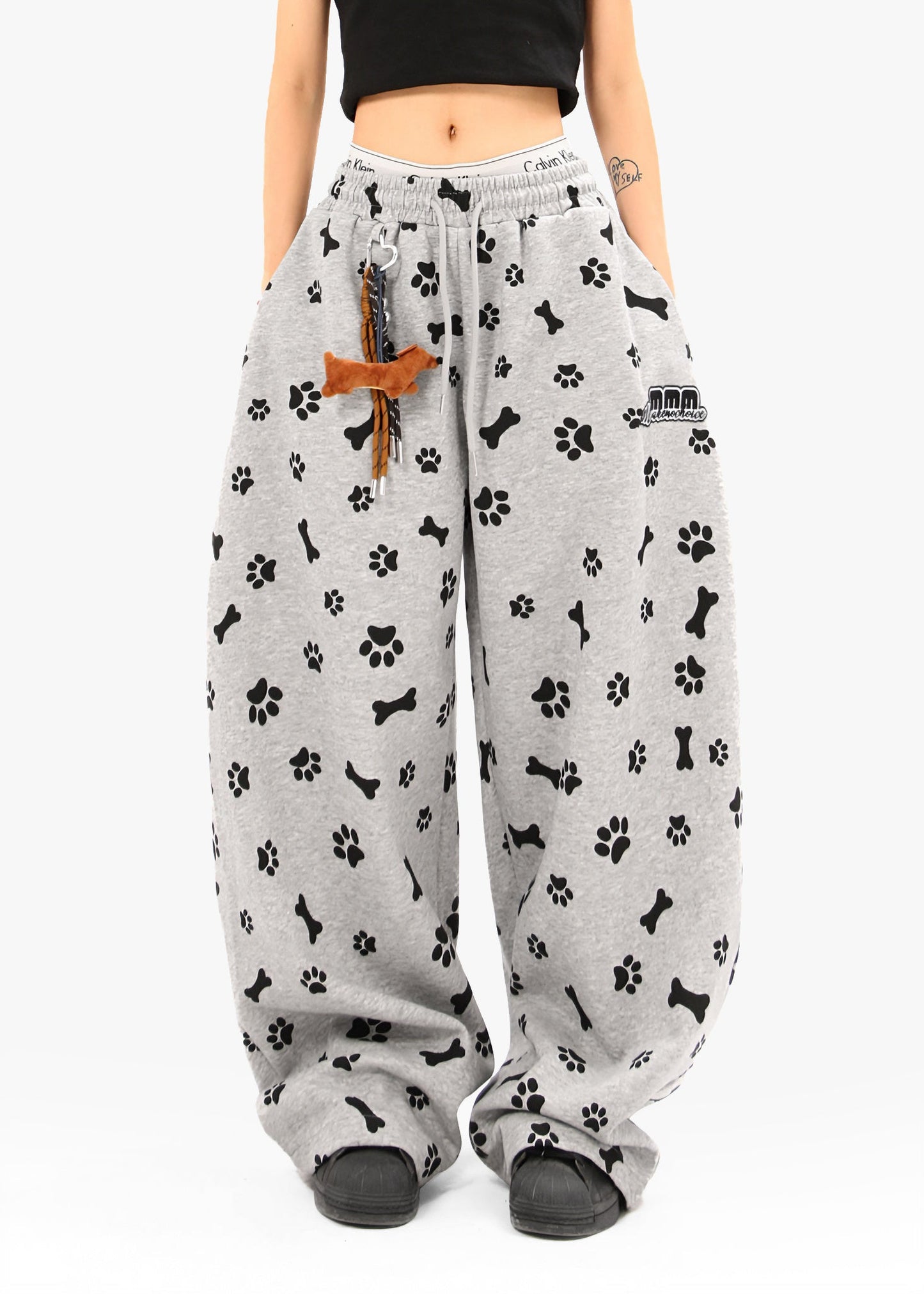 CapCabin Paw Print Lounge Pants