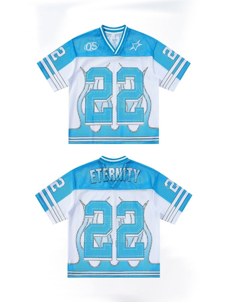 CapCabin “Eternity 22 Flame” Mesh Jersey T-Shirt