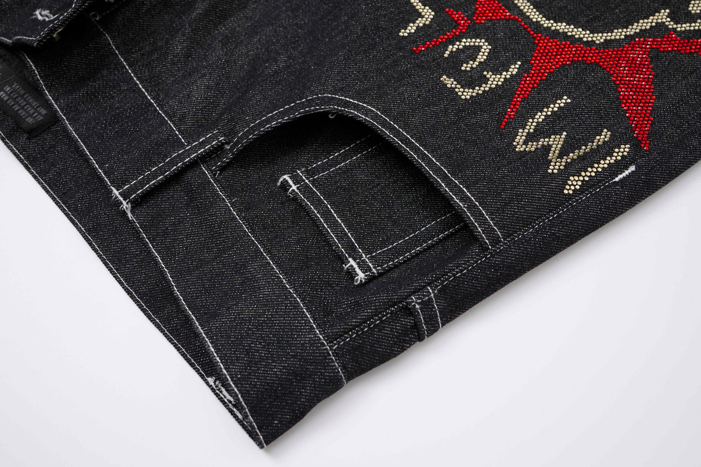 CapCabin Graphic Denim Pants