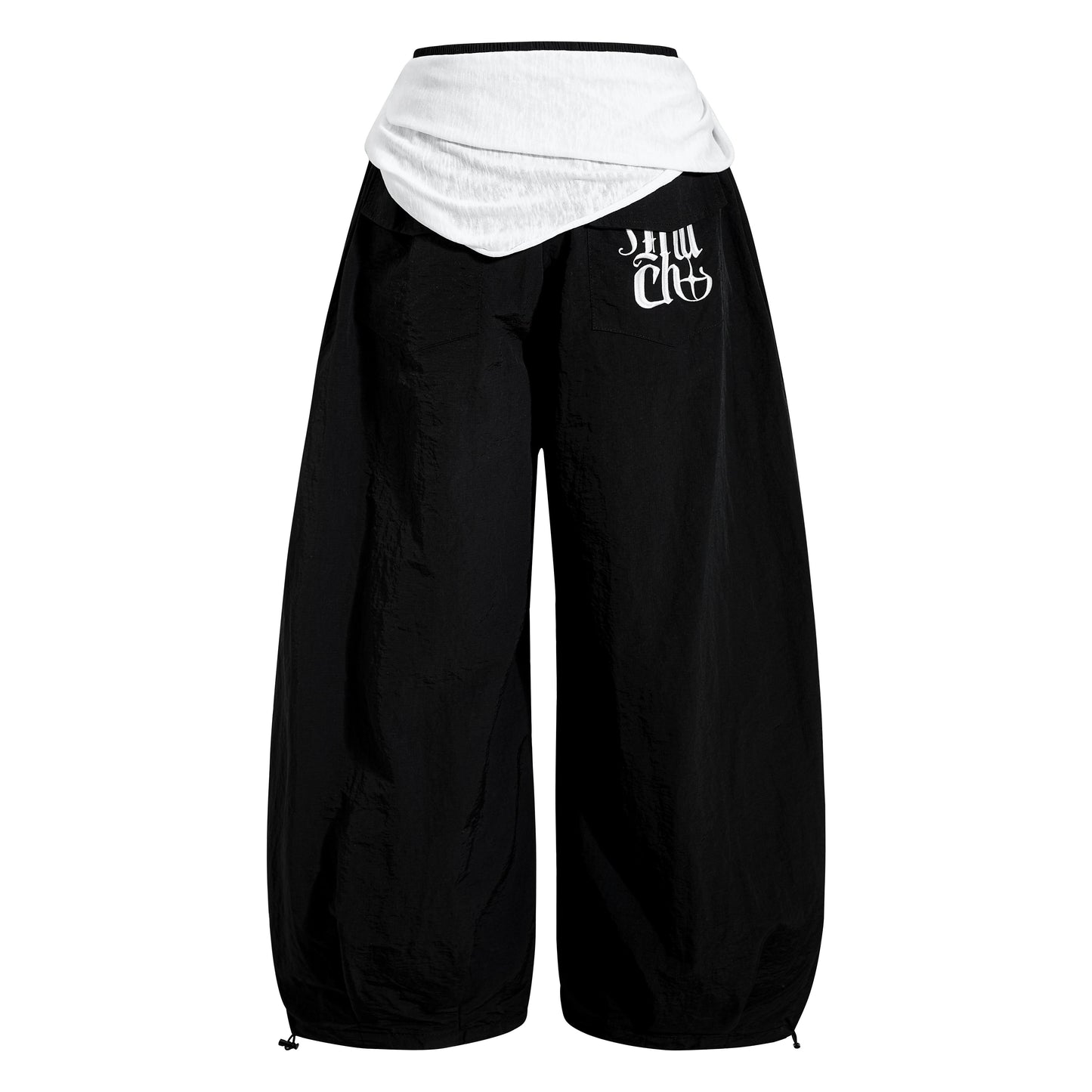CapCabin Layered Utility Wide-Leg Pants