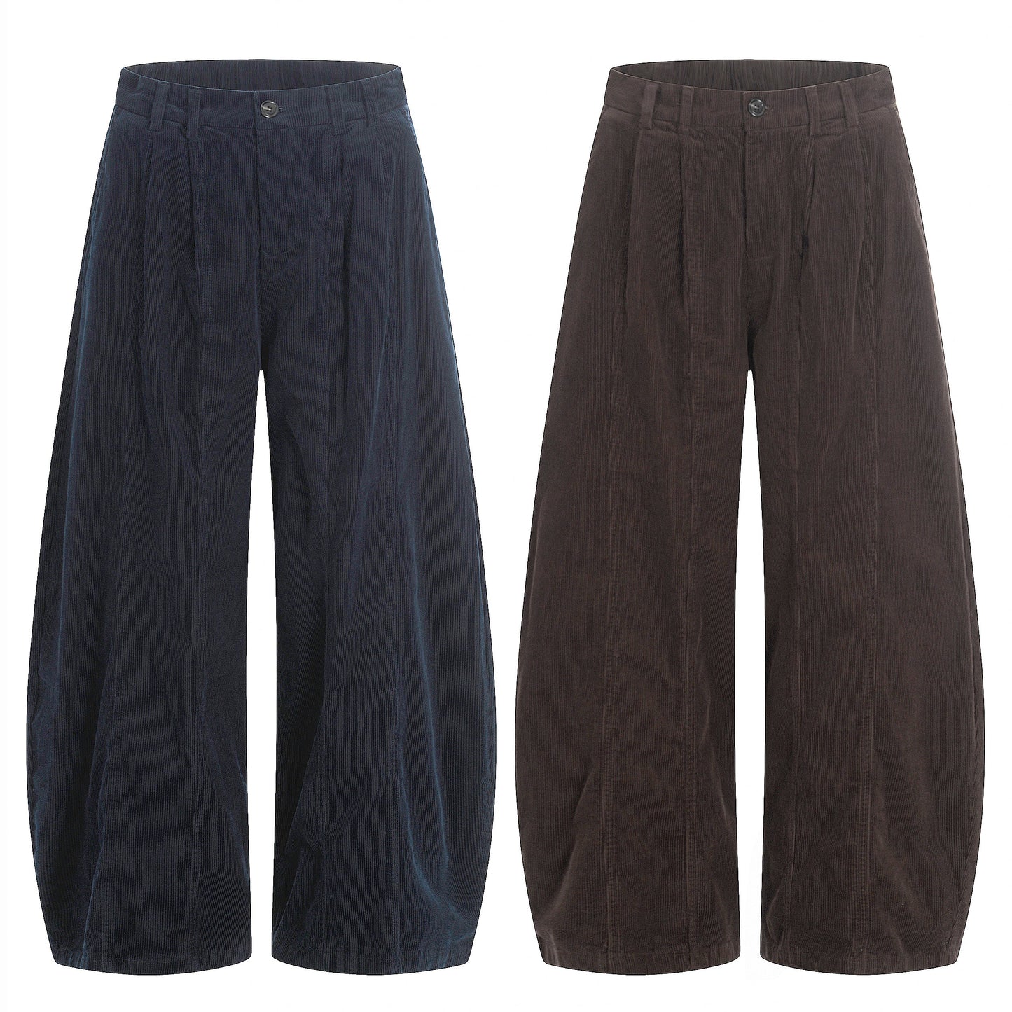 CapCabin Wide-Leg Corduroy Pants