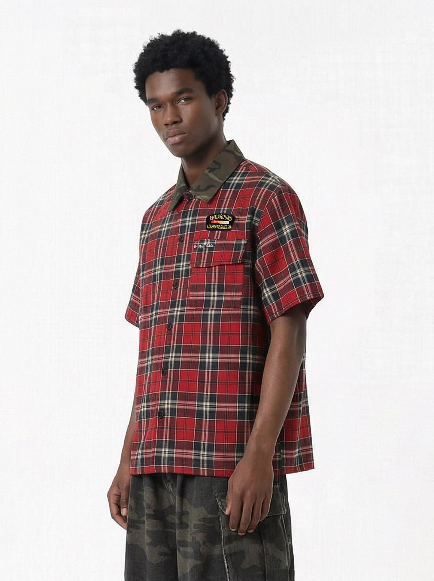 CapCabin “Savage Base” Plaid Shirt