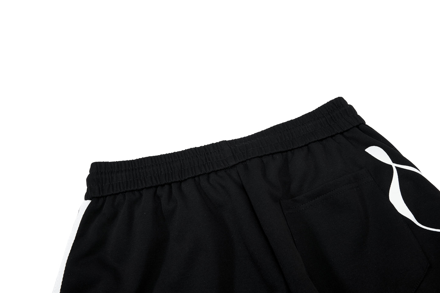 CapCabin Script Stripe Wide-Leg Sweatpants