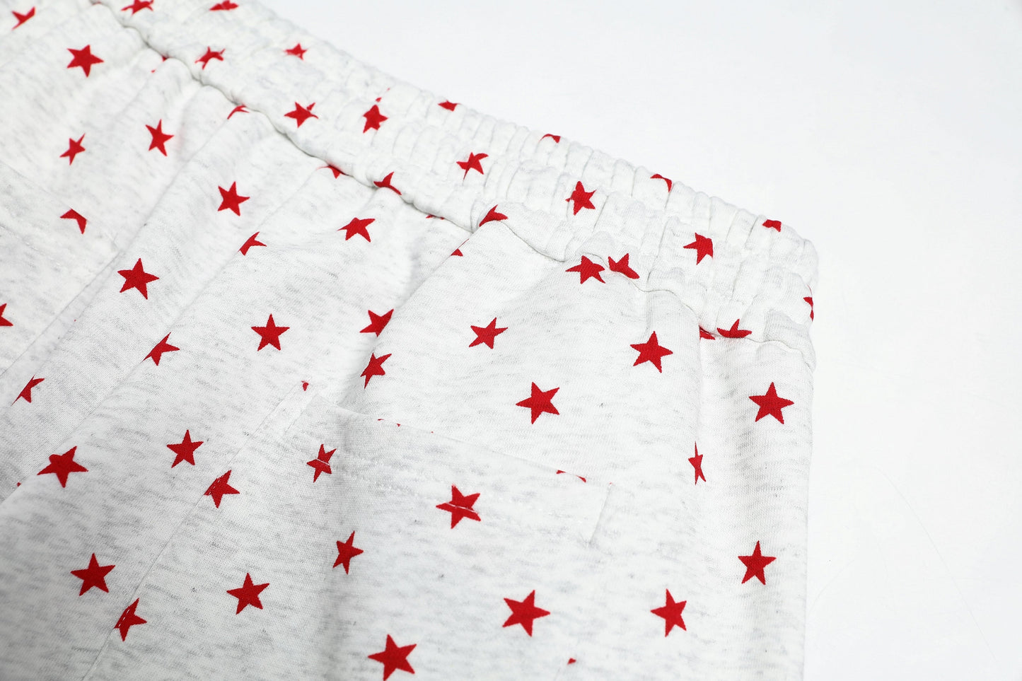 CapCabin Star Print Wide-Leg Pants