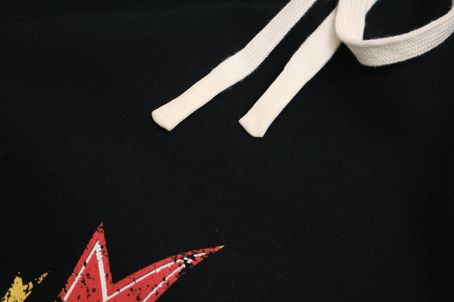 CapCabin Fleece-Lined Glitter Star Wide-Leg Sweatpants