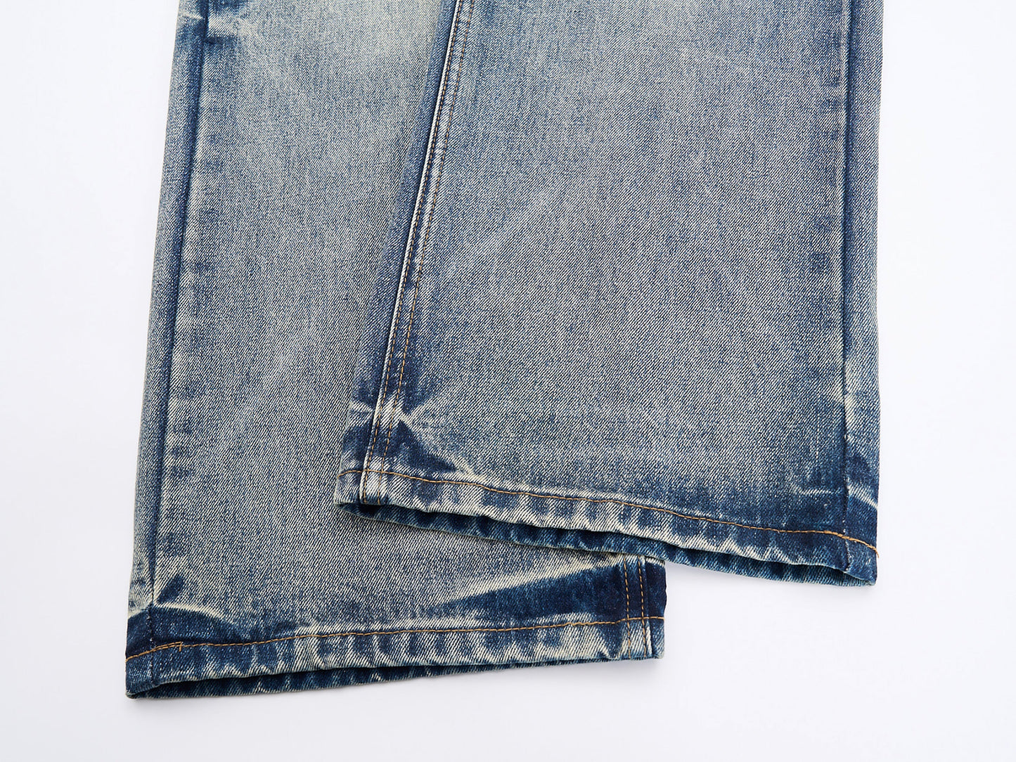 CapCabin Vintage Washed Wide-Leg Jeans