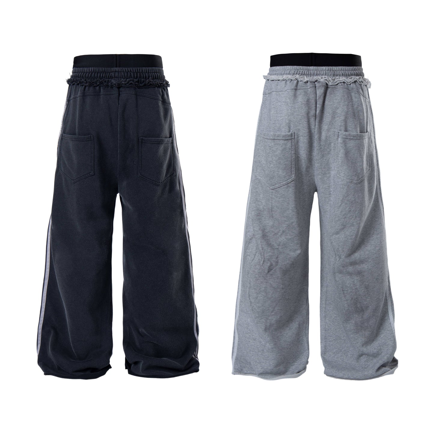 CapCabin Script Graffiti Wide-Leg Sweatpants