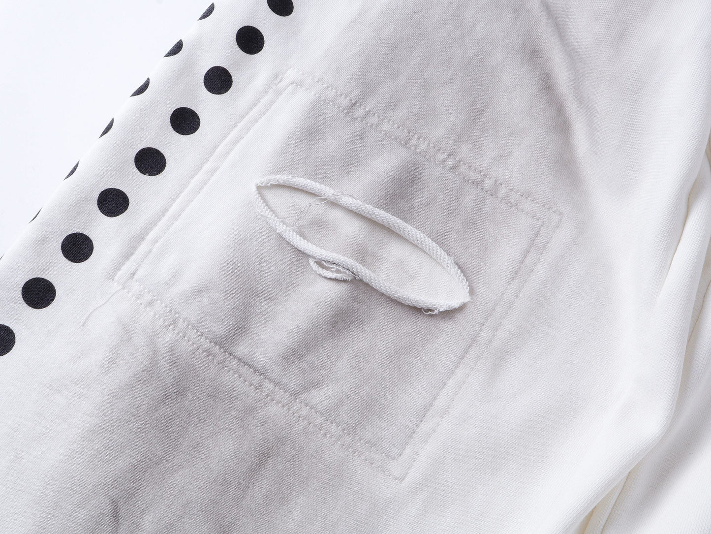 CapCabin “Distressed Sport Wide-Leg Pants”