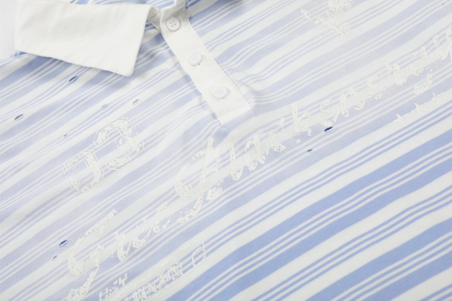 CapCabin Striped Long Sleeve Polo Shirt
