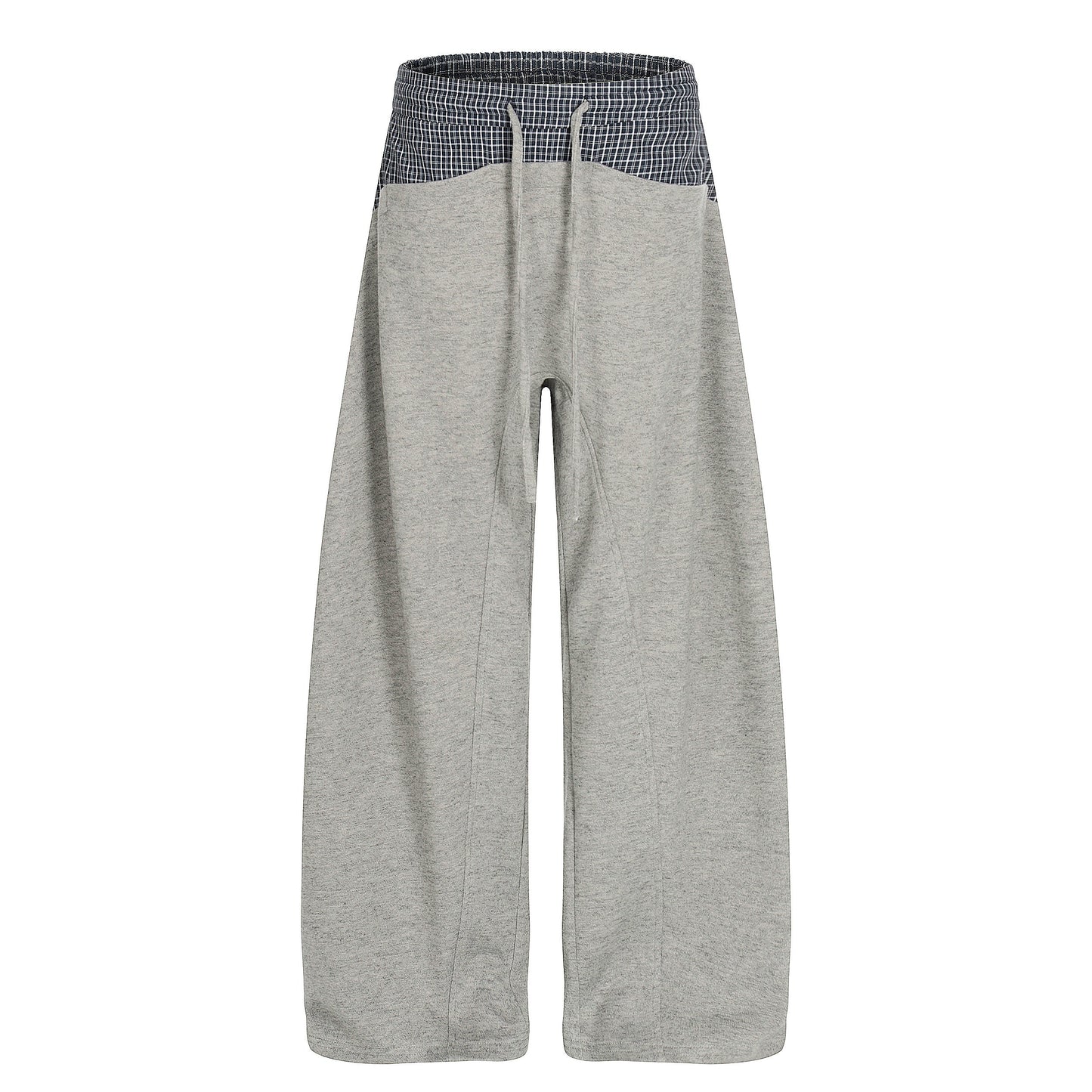 CapCabin Layered Waist Wide-Leg Mesh Pants